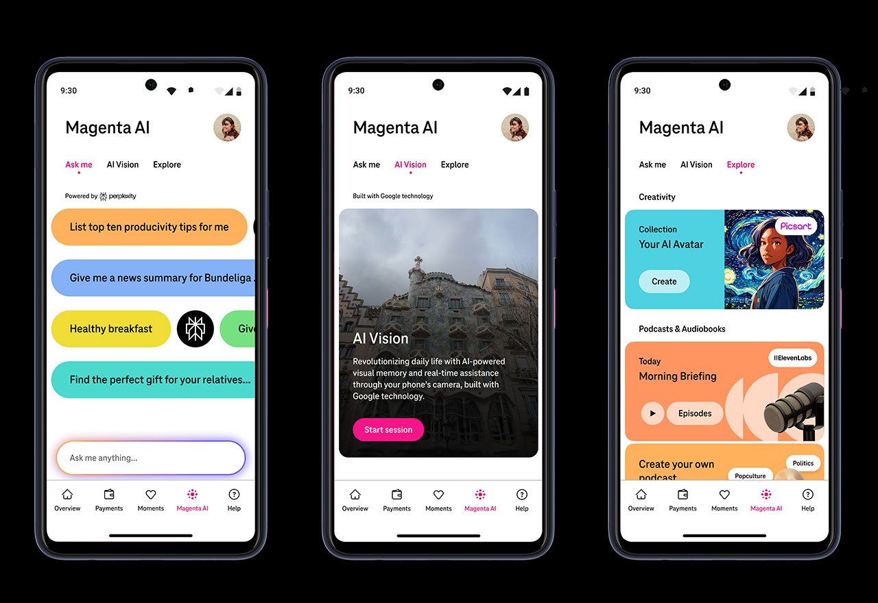 Deutsche Telekom AI phone App